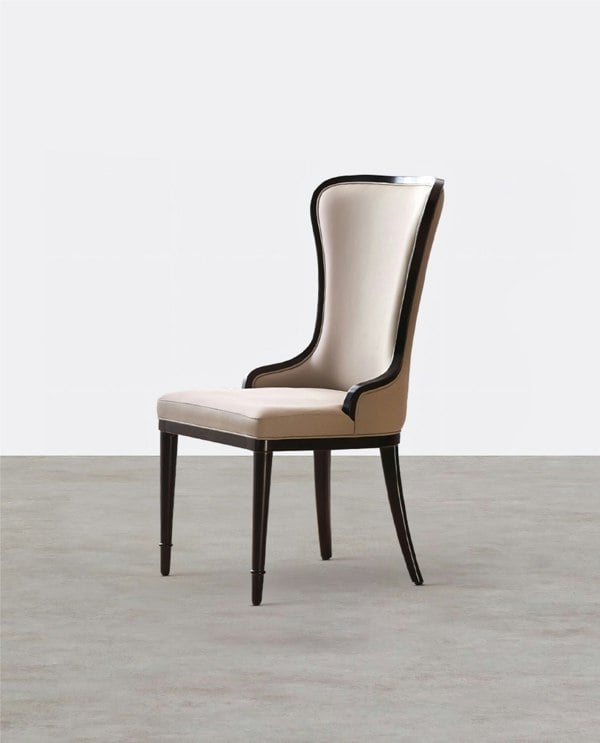 Weilai Concept Inoue High Back Dining Chair, Leather