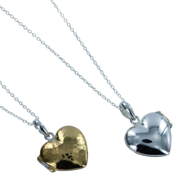 Sterling Silver Lovely Heart Locket - Reeves & Reeves