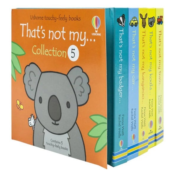 Touchy-Feely Books That's Not My Collection: 5 Books (Train, Koala, Kangaroo, Car, Badger)