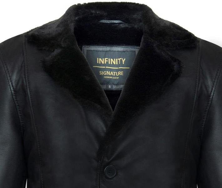 Infinity Leather Men's Reefer Leather Blazer Jacket`- Pablo