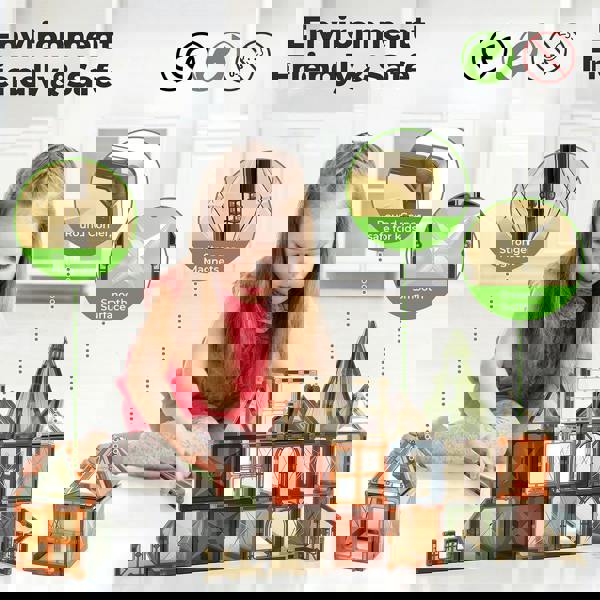 Dekko Magnetic Building Blocks Kids Magnetic Tiles Educational Construction Toy