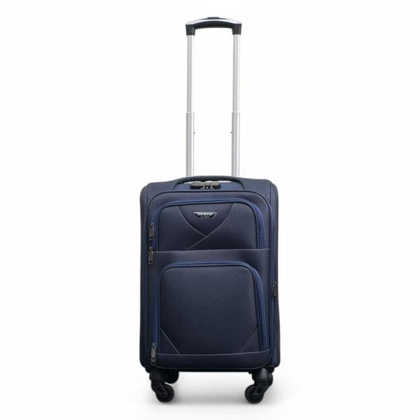 Infinity Luggage Expandable Soft Shell Cabin Suitcase 50.5 x 37 x 26 cm Luggage Suitable for Easyjet, Ryanair