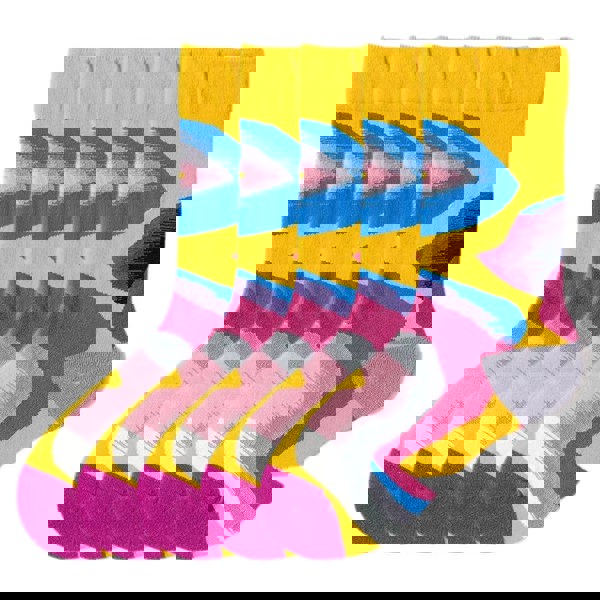 Anysox 5 Pairs Fashion Long Socks, Colorful Warm Winter Style