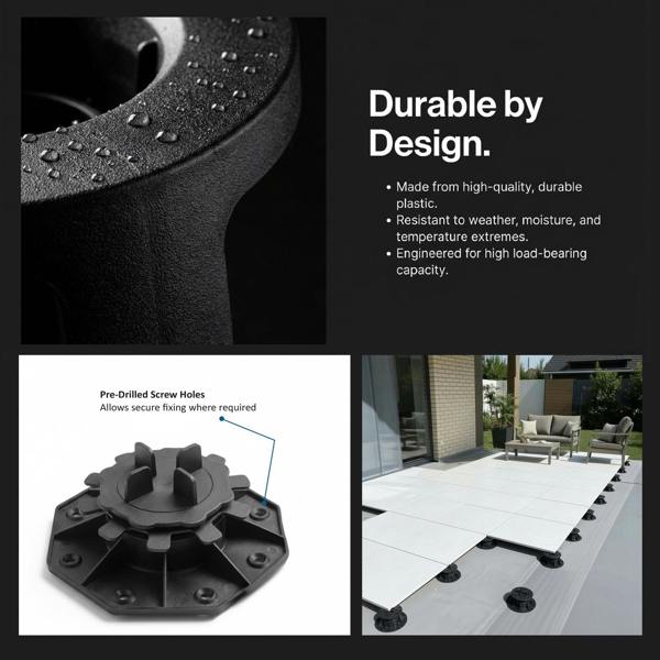 Nicoman Adjustable Pedestal Support for Paving