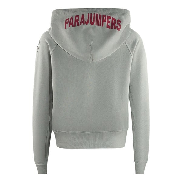 Parajumpers Linzy Paloma Zip Up Cropped Hoodie - Grey