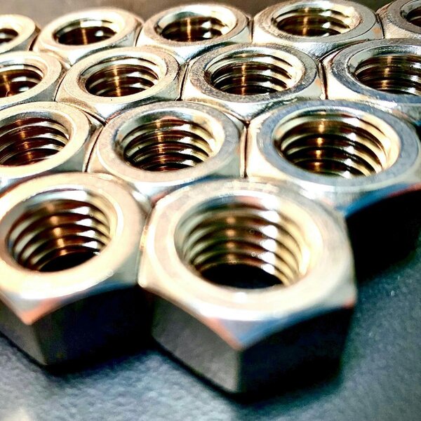 Fixaball UNC Full Hex Nut A2-70/ 304 Stainless Steel DIN 934