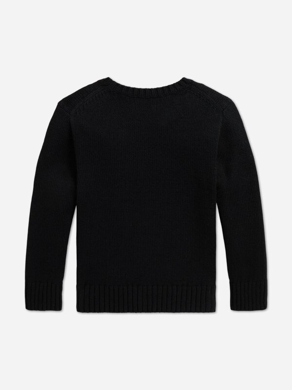Ralph Lauren Kids Ralph Lauren Boys Polo Bear Jumper in Black