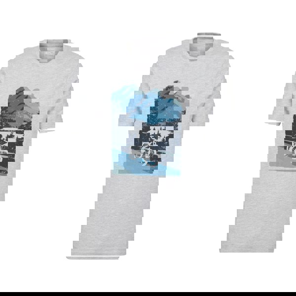 Mountain Warehouse Mens Bike T-Shirt - Medium Grey