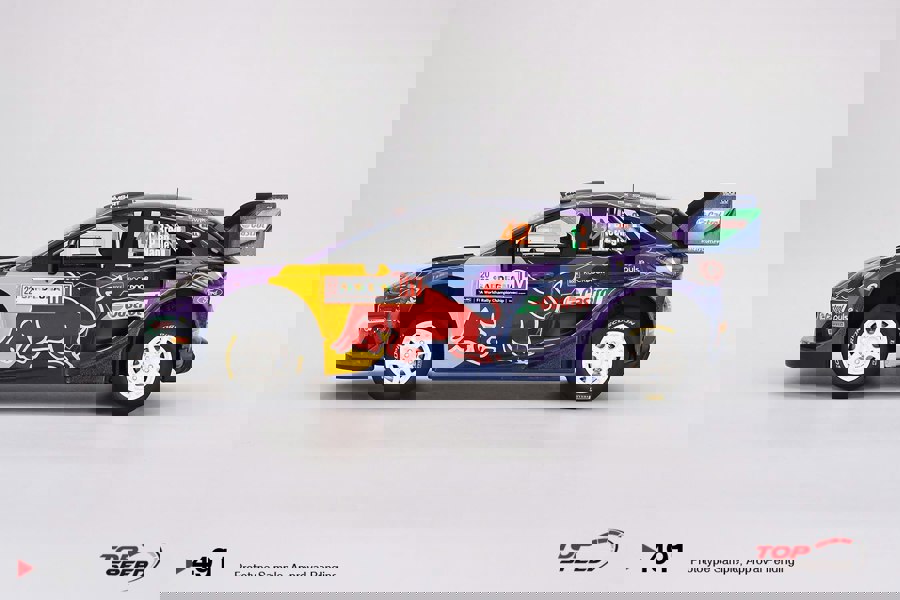 TSM Ford Puma Rally1 No.42 M-Sport Ford WRT 2022 Rally Italia Sardegna 2nd Place 1:18 Scale TSM TS0491