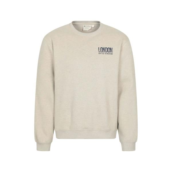 Mountain Warehouse Mens Regional London Sweatshirt - Cream - 