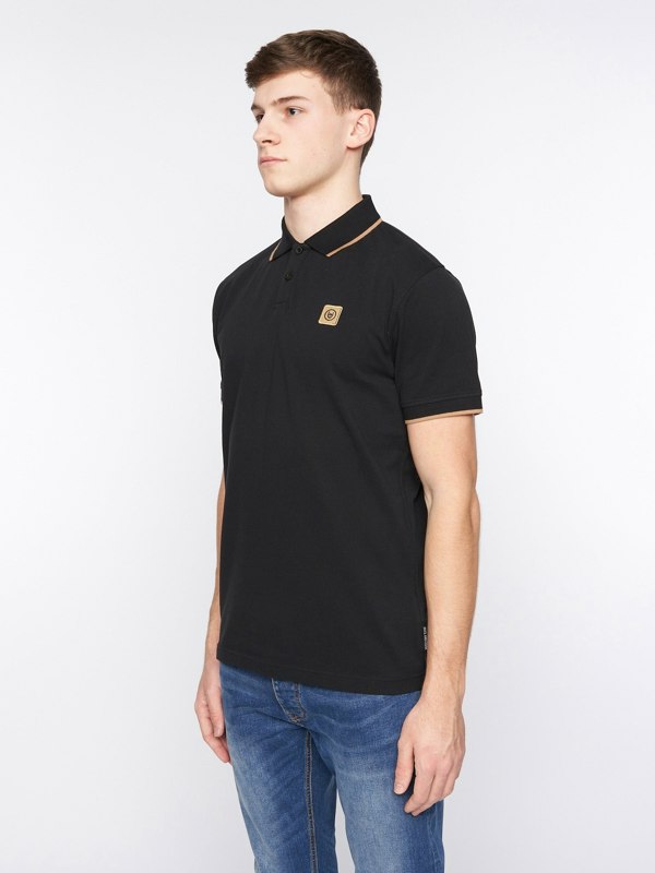 Duck and Cover Wilkins Polo - Black