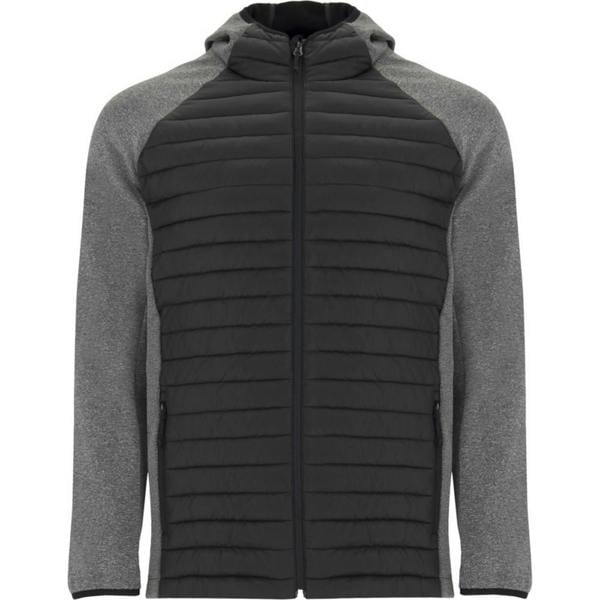 Roly Mens Minsk Jacket - Black/Black Melange - 