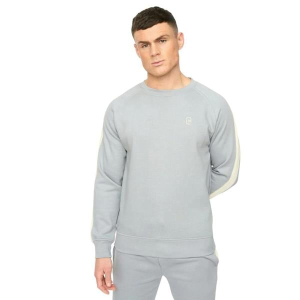 Crosshatch Mens Cresswill Sweatshirt - Steel Blue - 