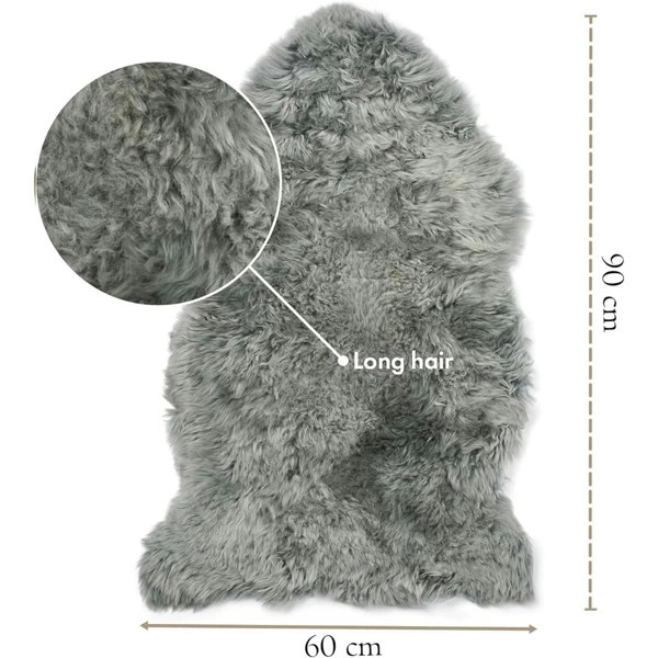 Infinity Leather Genuine Sheepskin Real Natural Wool Area Rug