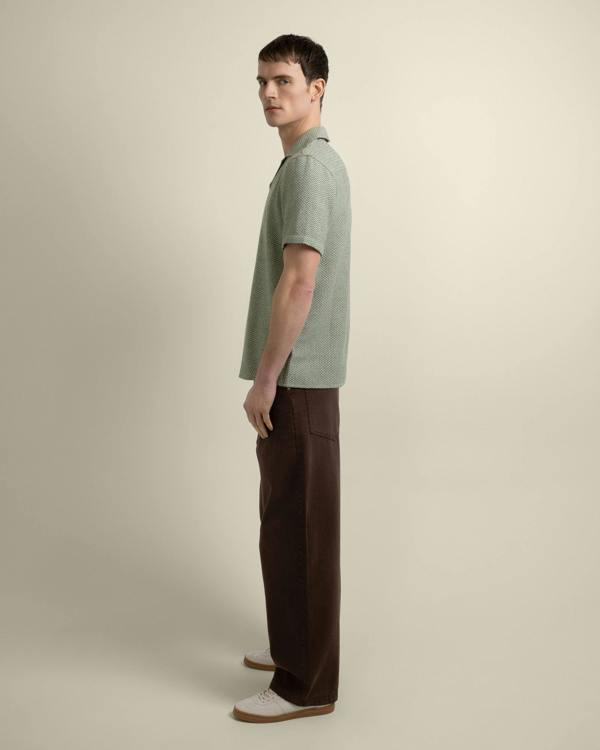 Larsson & Co Wray - Chevron Short Sleeve Shirt