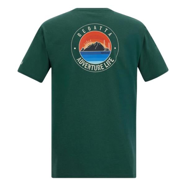 Regatta Mens Cline IX Sunrise T-Shirt - Mediterranean Green - 