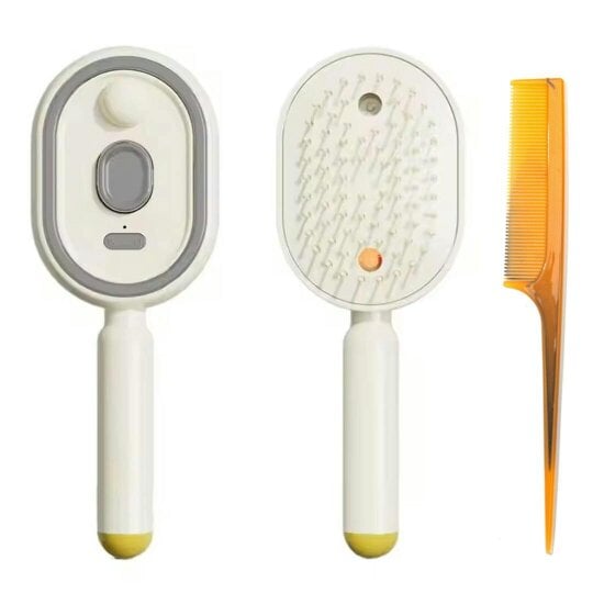 Havendro Electric Spray Air Cushion Massage Comb,Self-Cleaning Anti-Tangle Electric Brush