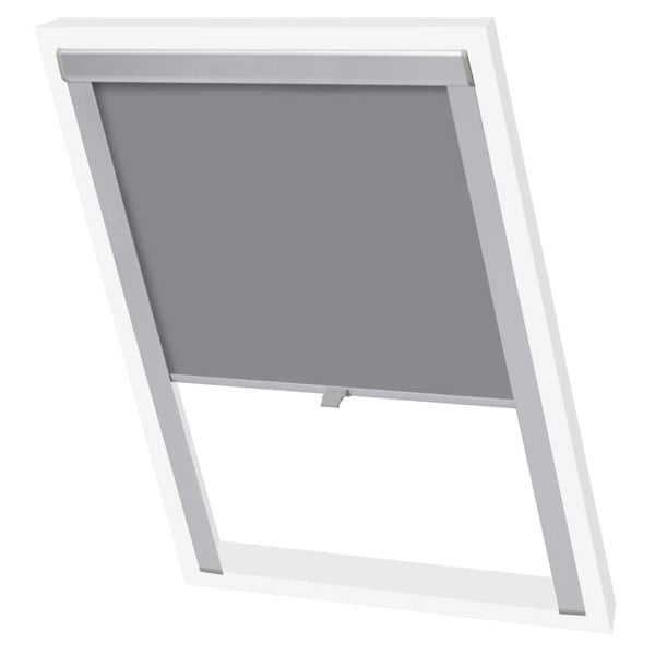 Berkfield Blackout Roller Blinds Grey P08/408