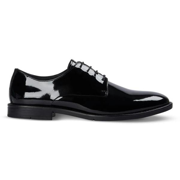 Paul Andrew Beaumont - Men's Black Patent Leather Derby Shoes