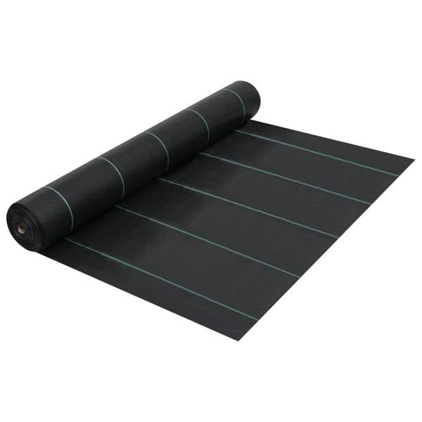 Berkfield Weed & Root Control Mat Black 1x50 m PP