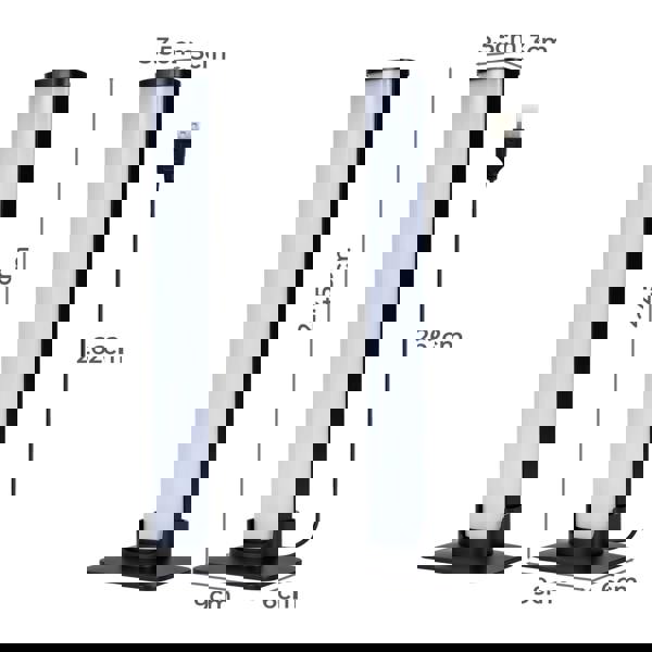 Emitto 2x Smart RGB LED Light Bar Ambient Lamp Color Changing Music TV Backlight