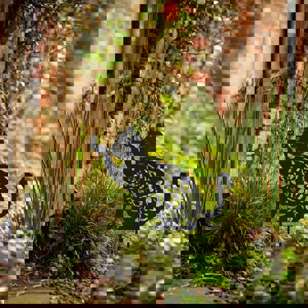 Nicoman Metal Cat and Dog Silhouette Garden Ornament