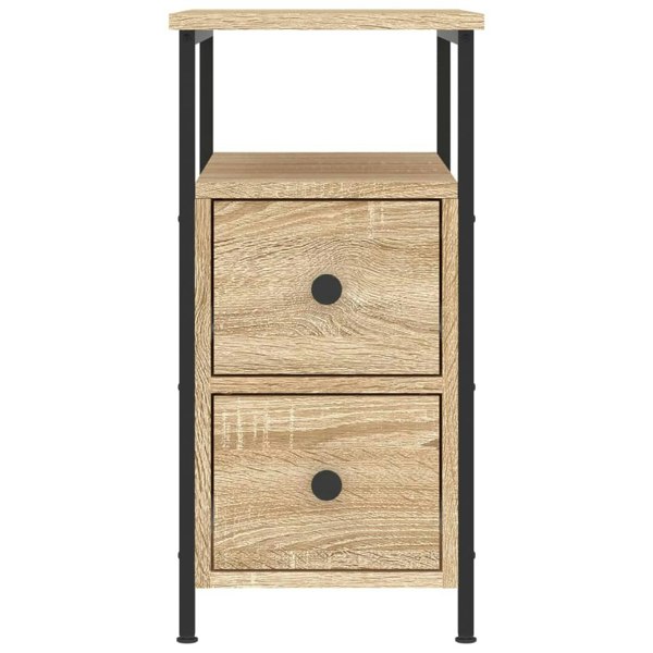 Berkfield Bedside Cabinets 2 pcs Sonoma Oak 30x60x60 cm Engineered Wood