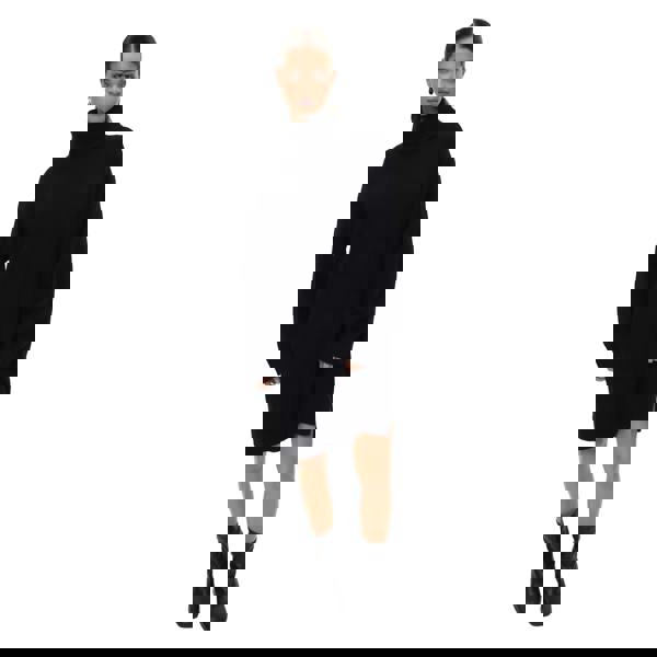 Vero Moda Womens/Ladies Aquarius Roll Neck Jumper Dress - Black - 