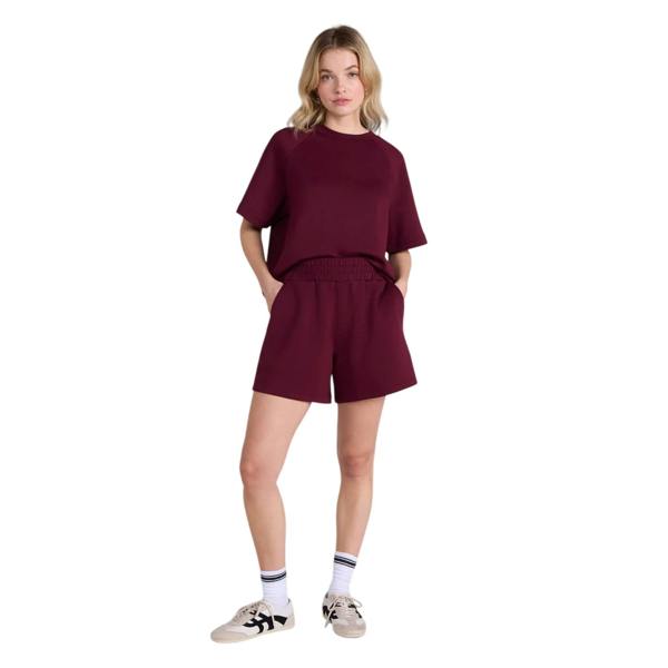 Animal Womens/Ladies Cora Travel Shorts - Burgundy - 