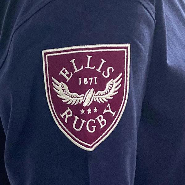England-Rugby-1923-T-Shirt-1924-Grand-Slam-Navy-Ellis-Rugby-Crest