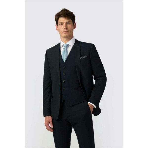 Limehaus Slim Fit Navy Jacket