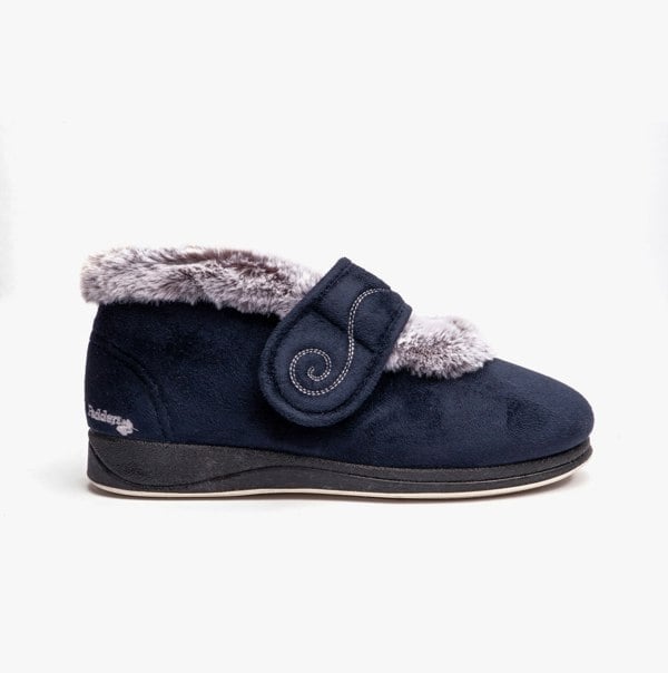 Padders HUSH Womens Slippers Navy