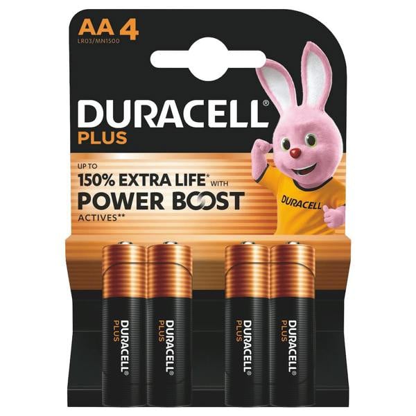 Duracell Power Boost Active AA Batteries (4 Pack)