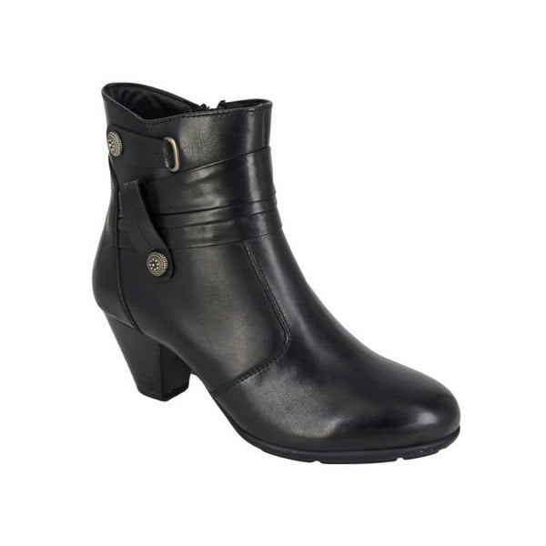 Cipriata Women's Claretta Leather Ankle Boots - Black