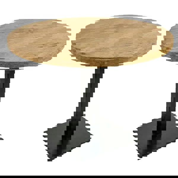 TRL Furniture Staved Oak Round Pedestal Table (Table Top Only)