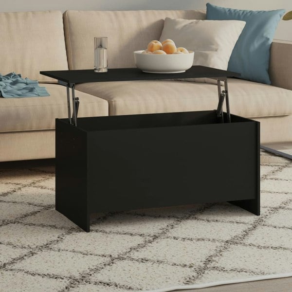 Berkfield Coffee Table Black 102x55.5x52.5 cm Engineered Wood