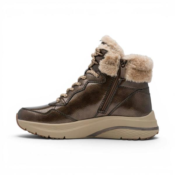 Tamaris Women’s Brown Warm Winter Waterproof Lace-up Ankle Boots - 26278-45