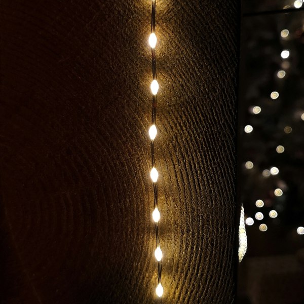 Samuel Alexander 6.4m Compact MicroBrights Christmas Lights with 400 LEDs in Warm White