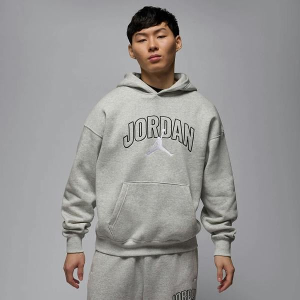 Nike Jordan Brooklyn Hoodie Grey