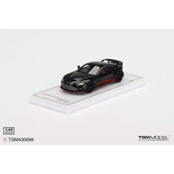 MCSlots Aston Martin V12 Vantage Jet Black 1:43 Scale TSM430698