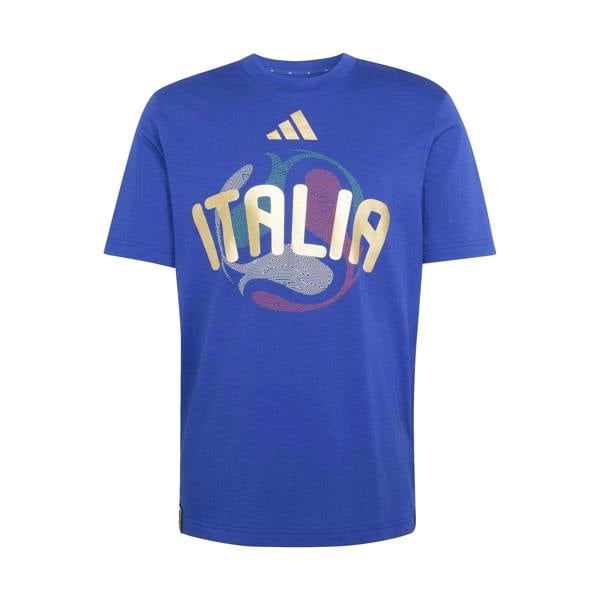 Adidas Mens Italia FIFA World Cup 26 T-Shirt - Bold Blue - 