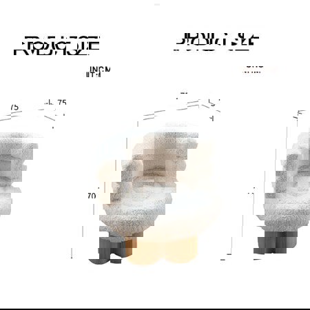 Enid Armchair, White Armchair-Rit Concept-Rit Concept