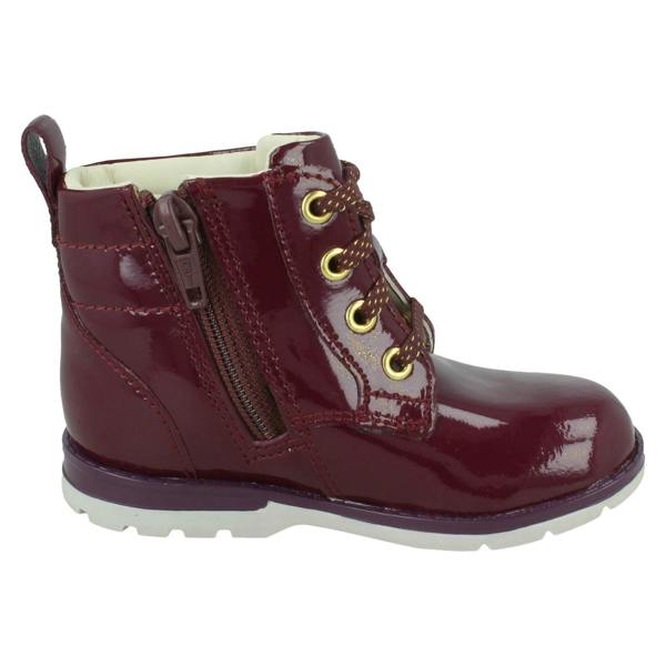 Clarks Girls Clarks Lace Detail Zip Up Ankle Boots Dabi Lace