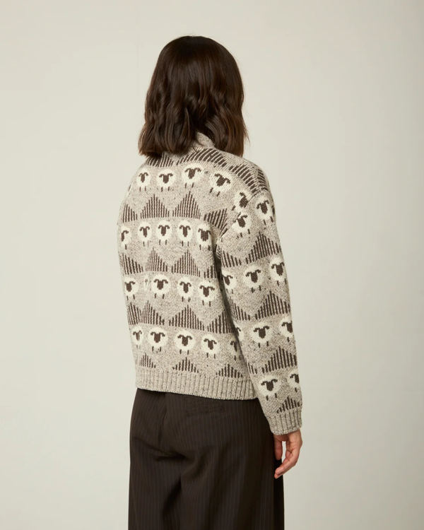 Peregrine Megan Sheep V-Neck Cardigan