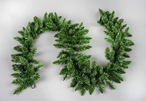 2m Green Pre-Lit Imperial Pine Christmas Garland with 50 Multicolour LEDs, PVC, 1 Pack image 4