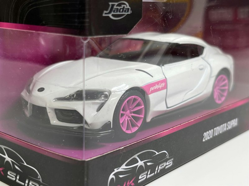 Jada 2020 Toyota Supra White 1:32 Scale Pink Slips Jada 253292000 24106