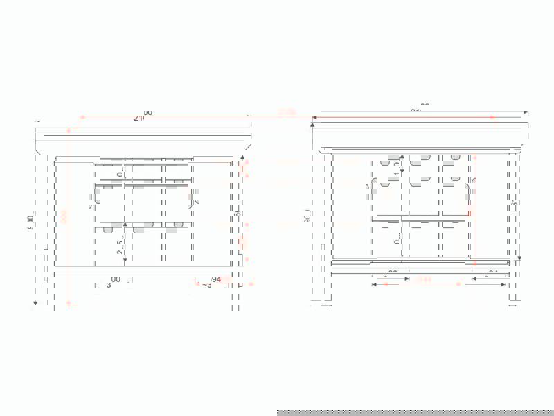 Acorn Heavy-Duty Cupboard Workbench (V.5) – Sturdy Wooden Workbench with Two Cupboards, One on Each side, Multiple Large Drawers, and Optional Back Panel or Pegboard, Ideal for Garages, Workshops, and Sheds