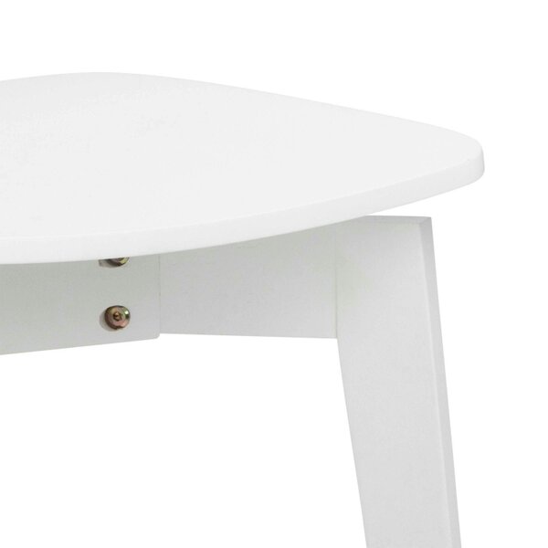 Wyld Haus Set of 2 Saffron White Wooden Dining Chairs