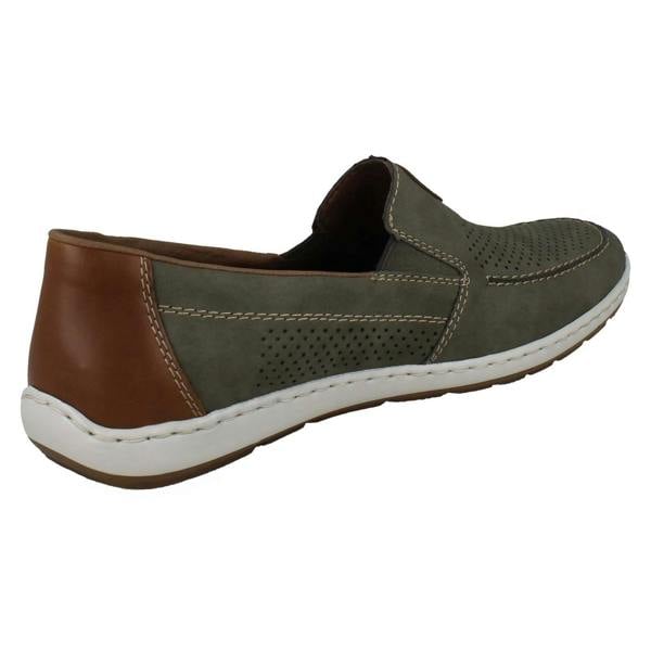 Rieker Mens Rieker Cut Out Detailed Summer Slip On Shoes 08866