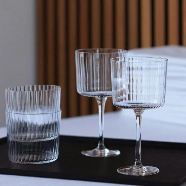 LSA International Gio Line Wine Glass Set of 4 250ml Clear